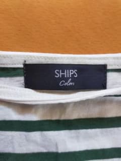 SHIPS　グリーンボーダー　ロンＴのサムネイル