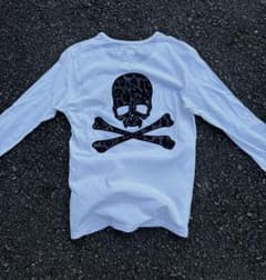 00s roen スカル ハート レオパード ロンT y2k お兄系 平成ギャル