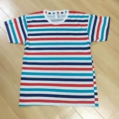 美品 アメアパ カラフル ボーダー Tシャツ S ユニセックスのサムネイル