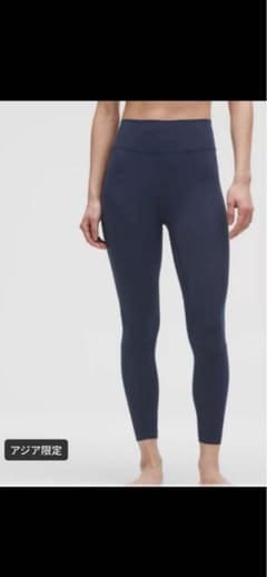 ルルレモン レギンス サイズS lululemon Groove ネイビー - メルカリ