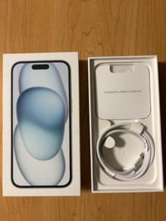【本体なし】iPhone 15 128GB ブルー　空箱とケーブルほか付属品一式のサムネイル