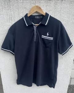 【ラルフローレン】ポロシャツ ネイビー XL ゴルフ 普段着のサムネイル