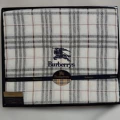 ✿Burberrysバーバリーノバチェック柄 タオルシーツ未使用保管品