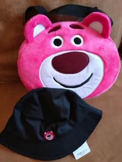 ピクサー ☆ロッツォ☆ バッグ＆帽子 ２点　バケハ　鞄　トイ・ストーリーのサムネイル