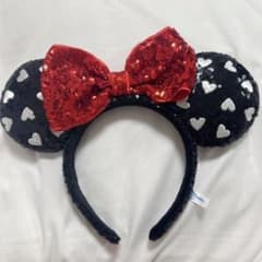 ディズニー カチューシャ ミニーちゃん ミニー 赤リボン 黒のサムネイル
