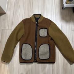 ZARA ボアジャケット ブラウン メンズのサムネイル