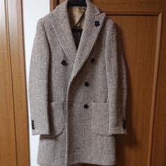 ラルディー二 LARDINI ダブルブレストチェスターコート 土日限定価格のサムネイル