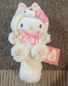 新品 北海道 新千歳空港限定 キタキツネ ハローキティ ぬいぐるみ 2024年製 新品 北海道 新千歳空港限定 キタキツネ ハローキティ ぬいぐるみ 2024