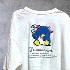 【未使用】サンリオ　タキシードサム Tシャツ 半袖 ホワイトのサムネイル