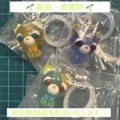 お茶犬・お茶猫めじるしアクセサリー　3点セットのサムネイル