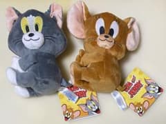 新品未使用品！！トムとジェリー くっつきぬいぐるみ 2種セット