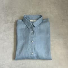 UNIQLO プレミアムリネンシャツ　Lのサムネイル