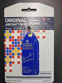 てつさん予定 SK SAS航空 Aviationtag A340-300 てつさん予定 SK SAS航空 Aviationtag A340-300 - メルカリ