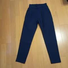 ネイビー XS パンツ レーヨン混紡のサムネイル