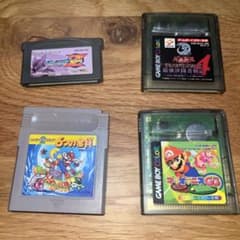 ゲームボーイ ゲームボーイアドバンス ソフト 4本セットのサムネイル