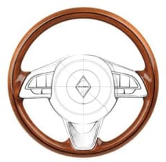 DAMD ALL WOOD Steering Wheel - メルカリ