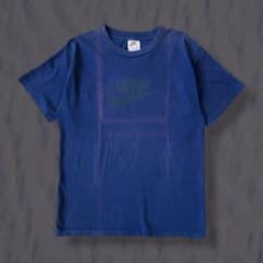 【USA製】90s NIKE Tシャツ ナイキ 紺緑 日焼 アメリカ製のサムネイル