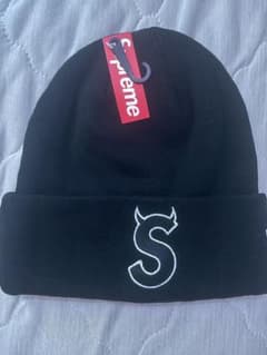 Supreme New Era S Logo Beanie Blackのサムネイル
