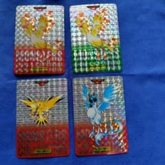 ゲ*ン様 ​【1996年当時物】ポケモン カードダス 伝説の三鳥 3枚セット バ ポケモン モンスターコレクション 三鳥 4枚セット - メルカリ