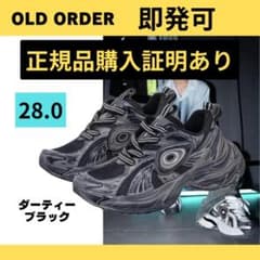 即日発送】OLD ORDER スニーカー ダーティーブラック 28.0㎝ 14 - メルカリ