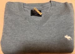 【良品】Abercrombie & Fitch Vネックセーター Sのサムネイル