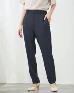 a.v.v ストレッチテーパードパンツ スラックス ネイビー Sのサムネイル