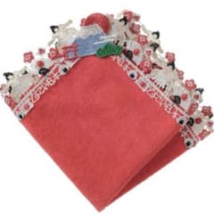 【新品】近沢レース　ハンカチ　5枚　どすこい日本等 次回入荷日未定】 近沢レース店 どすこい日本 ホワイト 和レース