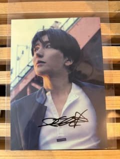 SUPER JUNIOR 83z イトゥク 直筆サイン入りフォトカード - メルカリ