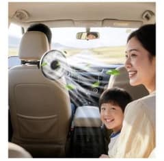 【2026新製品】車載扇風機 後部座席用 ヘッドレスト ファン 省エネ 暑さ対策のサムネイル