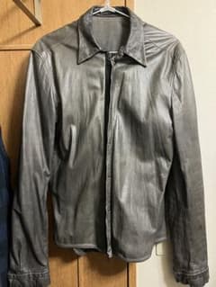 CDIEM カルペディエム レザーシャツ ブラウングレー size3 CDIEM カルペディエム レザーシャツ ブラウングレー size3