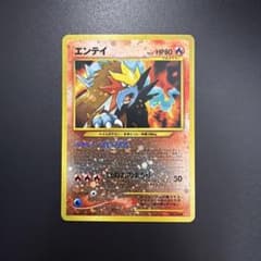 旧裏 渦巻きホロ2箇所 エンテイ_プレミアムファイル2 PROMO 第2世代