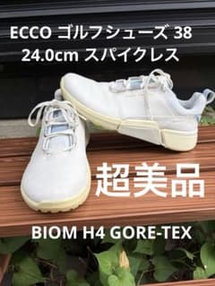 384番美品ECCO BIOM H4ゴルフシューズ38 24.0cmスパイクレス 427番 超美品ECCO BIOMゴルフシューズ 38 24.0cmスパイクレス - メルカリ