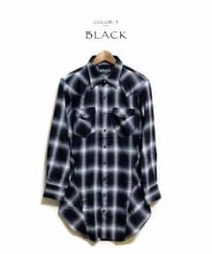 Hapeace ロングチェックシャツのサムネイル