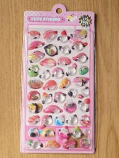 立体シール ぷっくりステッカー 寿司 おすしのサムネイル