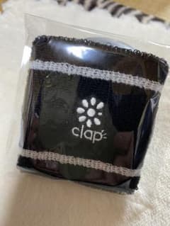 新品　clap リストバンド　黒のサムネイル