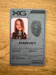 XG HARVEY ハーヴェイ IDカード トレカのサムネイル