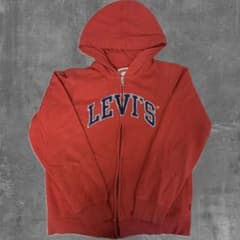 Levi's ジップアップパーカー レッド キッズ158-170のサムネイル