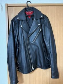 Diesel ラムスキン ダブルライダースジャケット Lサイズのサムネイル