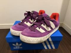 adidas アディマティックスニーカー 紫/赤　27.5㎝のサムネイル