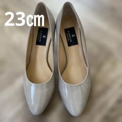 LANVIN COLLECTION パンプス エナメル グレージュのサムネイル