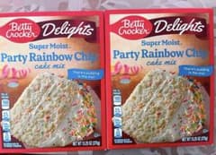 ベティクロッカー レインボーチップ ケーキミックス 2箱セットのサムネイル