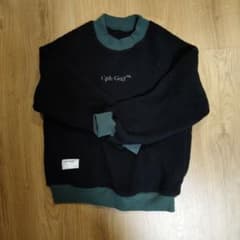 Cph/Golf rufflog フリースセーター サイズSl 黒×緑 試着のみ - メルカリ