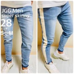 JGG.Men ジェギングメン スキニーパンツ サイドライン sb28 - メルカリ