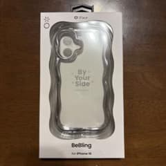 iFace BeBling Wave クリアケース iPhone16 シルバーのサムネイル