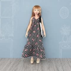 1/6ドールアウトフィット　チェリーちゃん　ブライス　黒チェック＊Nicole＊のサムネイル