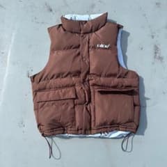 ameba logo reversible puffer vestのサムネイル