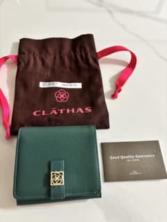 CLATHAS 二つ折り財布 グリーンのサムネイル