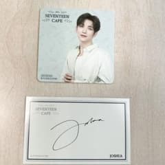 SEVENTEEN CAFE 2024 ジョシュア コースター サインカード - メルカリ