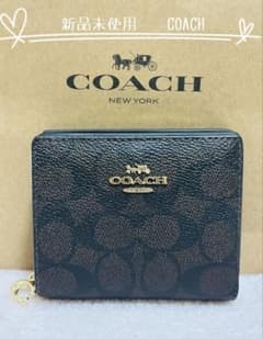 COACH 二つ折り財布 新品未使用のサムネイル