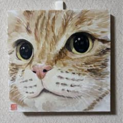 アクリル画 猫38 - メルカリ